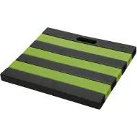 Koopman Tapis de genoux 35x30 cm Noir/Vert
