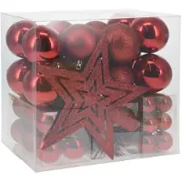 PerfectLED Weihnachtskugeln Set mit Spitze