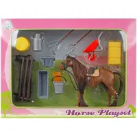 Kids Globe Globe terrestre pour enfants avec cheval et accessoires, 13 cm