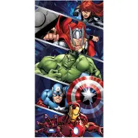 Aymax Marvel - Avengers - Serviette De Plage 100% Polyester 70x140cm