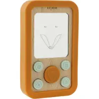 Trixie Téléphone En Silicone Et Bois Mr Fox - Orange