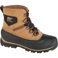 Sorel - Chaussures montantes imperméables et chaudes - Buxton Lace Boot Wp M Delta Black pour Homme en Cuir - Taille 42,5 - Marron