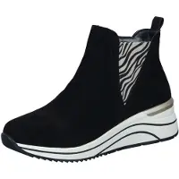 Remonte Bottines noir / blanc cassé