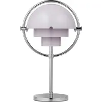 Gubi Multi-Lite Lampe Portative Chrome | Pale Lilac