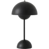 &tradition Lampe de Table &Tradition, Flowerpot VP9, dimmable, Noir, Salon / séjour, Plastique, Design