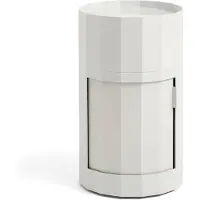HAY Facet Cabinet Misty Grey | 101 (1 door, H66) | With feet and castors
