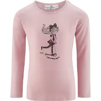 Happy girls T-Shirt rose / merlot / noir / argent