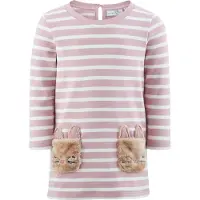 Happy girls Robe brocart / rose / blanc