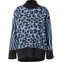 Vero Moda Pull-over 'VMMARS' bleu clair / noir