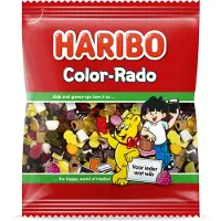 Haribo Fruitgom Color-Rado Bonbons Gélifiés Fruités Assortis 1 Kg Gourmandise Sucrée Saveurs Variées