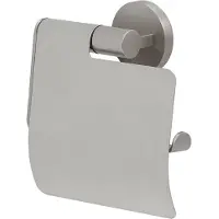 Tiger Porte-Papier Toilette Tiger Noon Avec Clapet Acier Inoxydable Brossé
