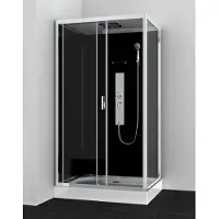 Allibert Cabine de douche Gipsy Modèle d'angle rectangulaire 120 x 80 x 225 cm