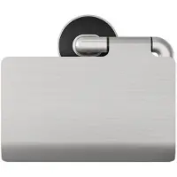 Tiger Porte-Rouleau Tiger Cooper avec Rabat Inox Brossé