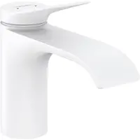 Hansgrohe Einhandmischer Waschtisch Vivenis ComfortZone 80 mit Ablaufgarnitur mattweiß