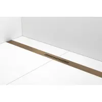 Easy drain R-line Clean Color caniveau de douche 100cm bronze brossé rlced1000bbr