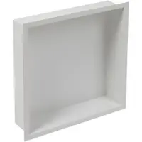 Plieger Inbox Inbouwnis - Met flens - RVS - 30x30x7.5cm - Kleur RVS