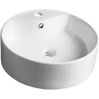 Sapho Lavabo en céramique YAKARTA, Ø 46 cm, blanc