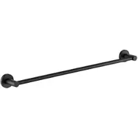 Plieger Vigo Handdoekhouder Handdoekhouder Badkamer 60cm Handdoekhouder Zwart RVS Montage mural