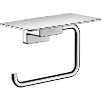 Hansgrohe AddStoris Porte-papier toilette avec tablette, 41772000