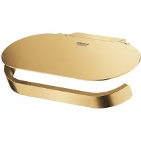 GROHE Support papier toilette SELECTION avec couvercle cool sunrise brossé