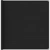 vidaXL Tapis de tente 200x200 cm Noir