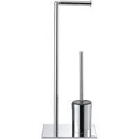 Sealskin Support Toilette 2 en 1 Sealskin Tube Reserverolhouder Chroom