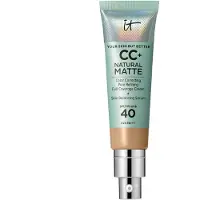 IT Cosmetics Your Skin But Better CC+ Natural Matte CC crème effet mat SPF 40 Neutral Tan 32 ml