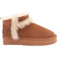 Warmbat Bottes Warmbat Femme Durack Suede Double Faced Plateau Wool Cognac-Taille 41