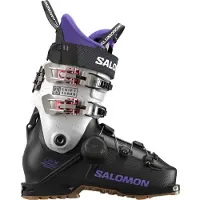 Salomon - Chaussures de ski all-mountain - Shift Alpha Boa 95 W Black/Ultra Violet/Ultra Violet pour Femme en Aluminium - Taille 41-42 - Noir