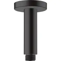 Hansgrohe Vernis, raccord de plafond, finition noire mate, 10 cm