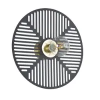 Market Set Applique Murale , Waterlily, dimmable, Noir, Salon / séjour, Métal, Design