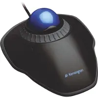 Kensington Orbit Bedrade Trackball/Muis met Scrollring - Zwart (Filaire), Souris, Noir