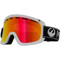 Dragon - Masque de ski - D1 OTG Mikkel Bang - Lumalens Red Ion + Clear - Blanc