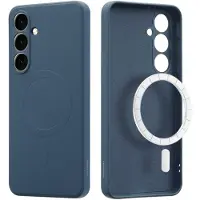 IMoshion Coque Couleur avec MagSafe pour Samsung Galaxy S24 FE - Bleu foncé