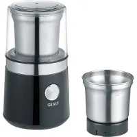 Graef CM102EU Moulin à café noir, acier inoxydable