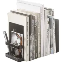 Yamazaki Serre-Livres Yamazaki Tower Black (2 Pièces)
