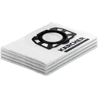 Kärcher Sac d'Aspirateur pour WD 2 Plus / WD 3 (4x)