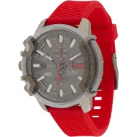 Diesel Uhren-Set GRIFFED, Rouge, (Chronographe, Coffret cadeau, 48 mm)