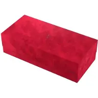GameGenic Boîte de rangement pour cartes Dungeon 1100+ Convertible Rouge pour collectionneurs