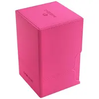GameGenic Watchtower 100+ XL Convertible Pink Boîte à cartes avec compartiment pour accessoires