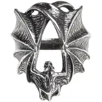 Alchemy Gothic Bague Gothic de - Stealth - pour Unisexe - couleur argent - Taille L
