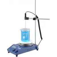 Vevor Agitateur Magnétique Chauffant 0-1500 tr/min 20 L Mélangeur Magnétique à Plaque Chauffante Max. 340 °C Agitateur de Laboratoire Numérique avec Écran LED et Barre pour Recherche Étude Expérience