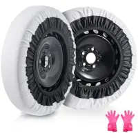 Vevor Chaussettes à Neige pour Pneus Épaisses 2PCs Taille M