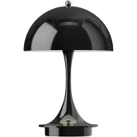 Louis Poulsen Luminaires d'extérieur , Panthella 160, dimmable, Noir, Balcon, Plastique, Design