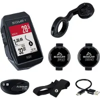 Sigma Rox 11.1 GPS ordinateur de vélo noir HR + CAD/capteur de vitesse Set