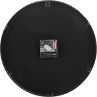 Beliani Horloge murale Cluses 30 Cm Métal Noir Lumarko !
