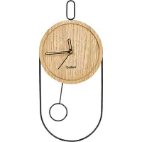 Beliani Sierre 20 Cm Light Brown Lumarko Wall Clock !