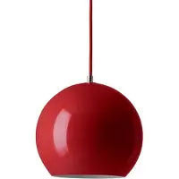 &tradition Suspension &Tradition, Topan VP6, dimmable, Rouge, Salon / séjour, Métal, Design