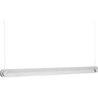 Normann Copenhagen Lampe à suspension linéaire Dim Brushed Aluminium