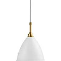 Gubi Bestlite BL9 Suspension Brass Base | Soft White Shade | Small